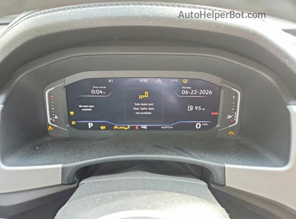 1V2FR2CA9PC530698 2023 VOLKSWAGEN ATLAS Gray Вид щитка приладів