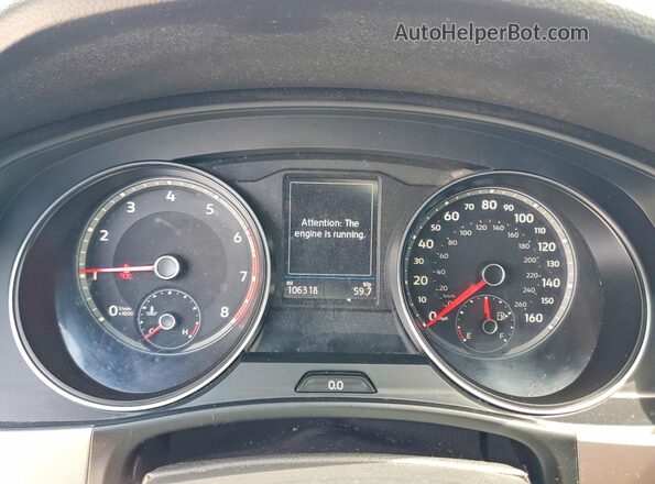 1V2GC2CA2LC223082 2020 VOLKSWAGEN ATLAS Серый Вид щитка приборов