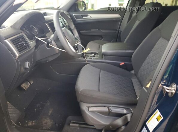 1V2GC2CA3LC228520 2020 VOLKSWAGEN ATLAS Синий Вид салона спереди