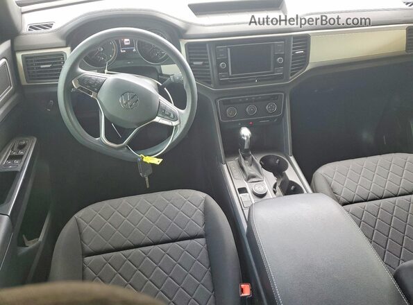 1V2GC2CA3LC228520 2020 VOLKSWAGEN ATLAS Синий Вид панели приборов