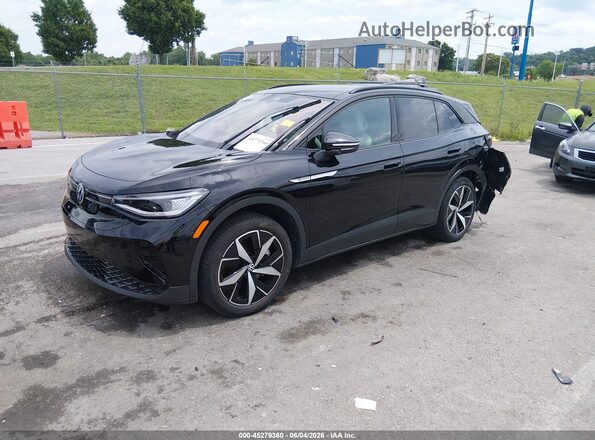 1V2GNPE85PC002440 2023 VOLKSWAGEN ID.4 Black წინა მარცხენა ხედი სამი მეოთხედიდან