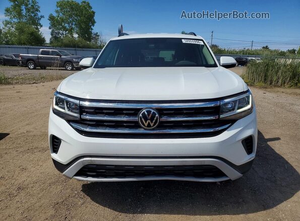 1V2GP2CA2MC518690 2021 VOLKSWAGEN ATLAS White Vista frontal