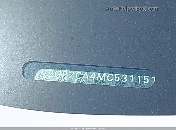 1V2GP2CA4MC531151 2021 VOLKSWAGEN ATLAS White 