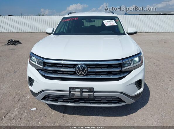 1V2GP2CA4MC531151 2021 VOLKSWAGEN ATLAS White ხელსაწყოთა პანელის ხედი