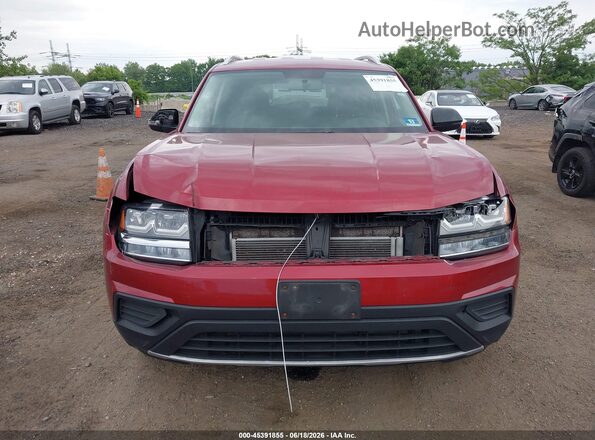 1V2GR2CA0JC533078 2018 VOLKSWAGEN ATLAS Red Widok zestawu wskaźników