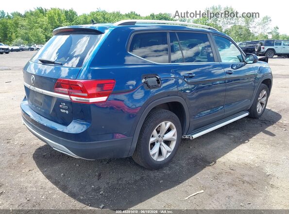 1V2GR2CA5JC517670 2018 VOLKSWAGEN ATLAS Dark Blue Trasero derecho