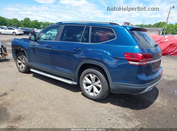 1V2GR2CA5JC517670 2018 VOLKSWAGEN ATLAS Dark Blue Trasero izquierdo