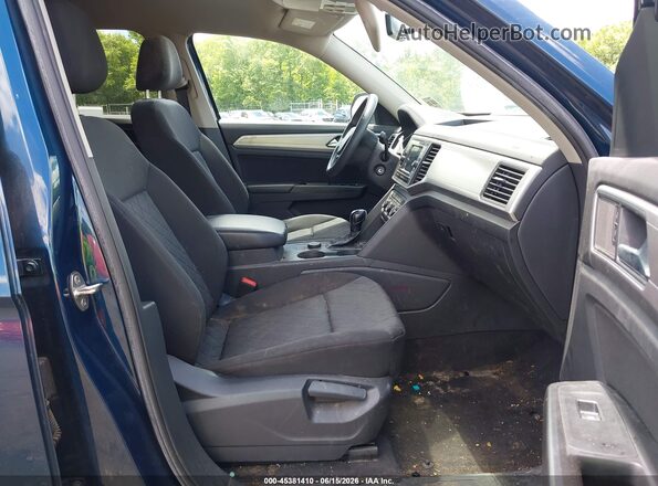 1V2GR2CA5JC517670 2018 VOLKSWAGEN ATLAS Dark Blue Vista interior delantera