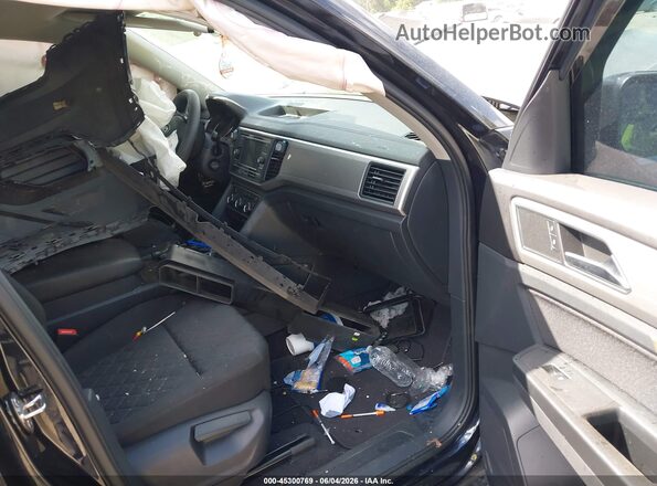 1V2GR2CAXJC542726 2018 VOLKSWAGEN ATLAS Black Widok wnętrza z przodu