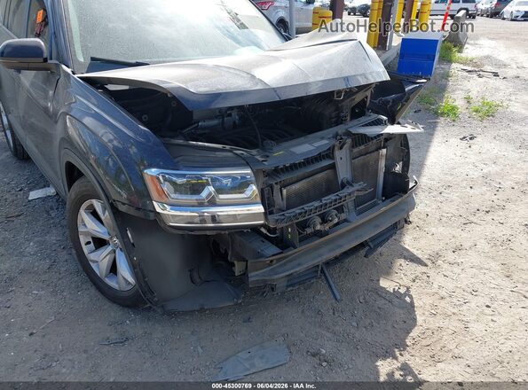 1V2GR2CAXJC542726 2018 VOLKSWAGEN ATLAS Black Widok zestawu wskaźników