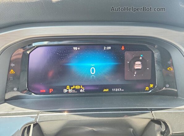 1V2HC2CA0TC217298 2026 VOLKSWAGEN ATLAS Silver Սարքավորումների վահանակի տեսք