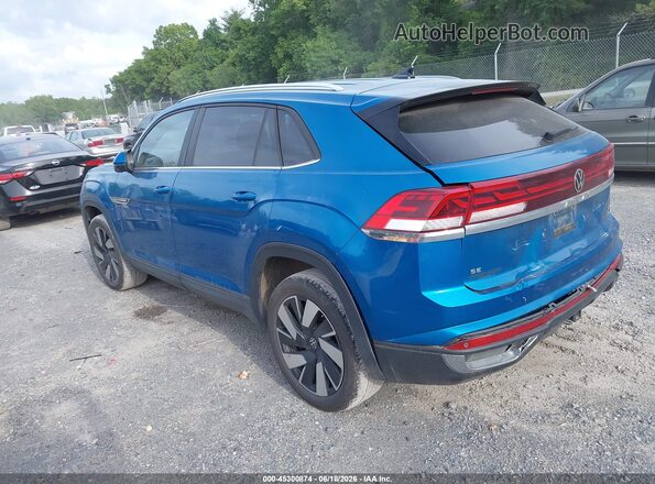 1V2HE2CA0RC212797 2024 VOLKSWAGEN ATLAS Light Blue Задняя левая четверть