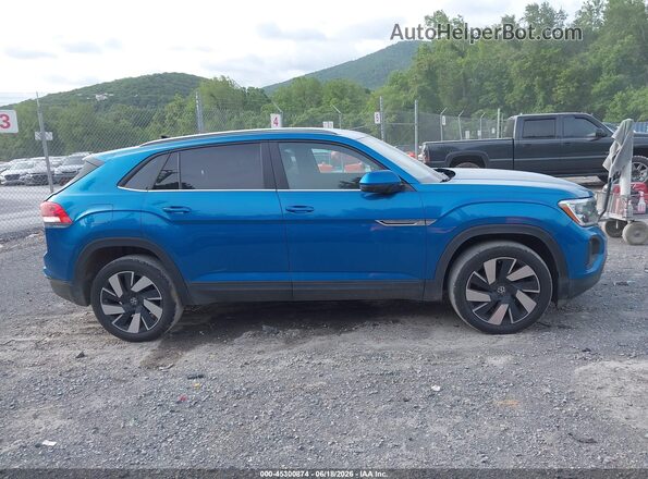 1V2HE2CA0RC212797 2024 VOLKSWAGEN ATLAS Light Blue Вид задней части салона