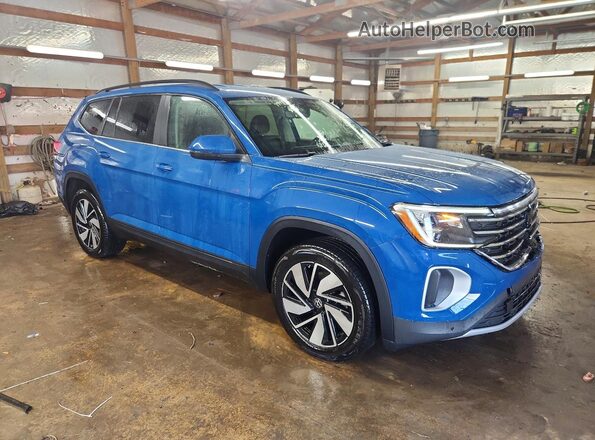 1V2HN2CA0TC553544 2026 VOLKSWAGEN ATLAS Синий Передняя правая четверть