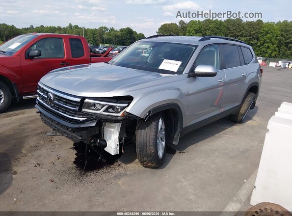1V2HP2CAXPC518784 2023 VOLKSWAGEN ATLAS Silver Vista tres cuartos delantera izquierda