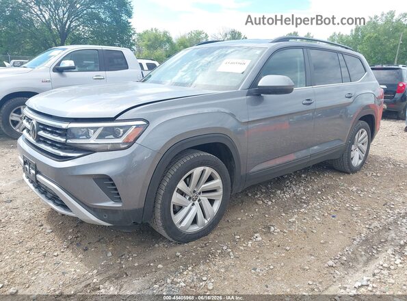 1V2HR2CA0MC596898 2021 VOLKSWAGEN ATLAS Silver წინა მარცხენა ხედი სამი მეოთხედიდან