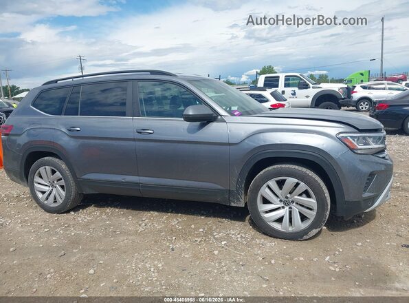 1V2HR2CA0MC596898 2021 VOLKSWAGEN ATLAS Silver უკანა სალონის ხედი