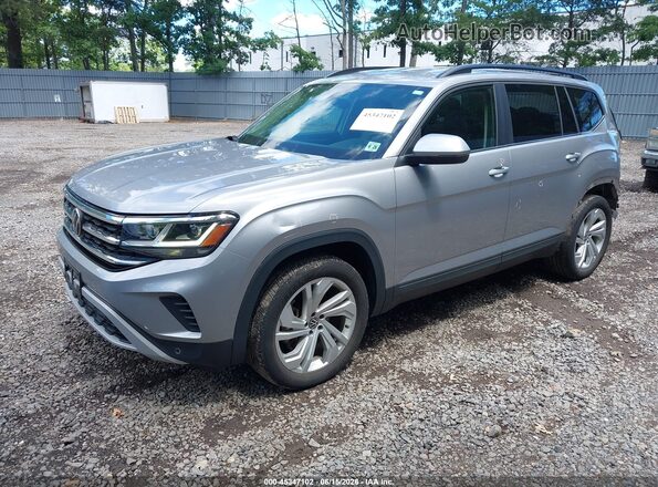 1V2HR2CA2MC590715 2021 VOLKSWAGEN ATLAS Gray Առջևի ձախ երեք քառորդ տեսարան