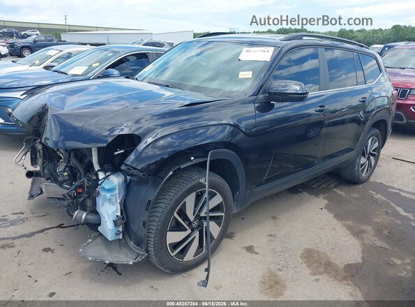 1V2HR2CA2RC534636 2024 VOLKSWAGEN ATLAS Black Առջևի ձախ երեք քառորդ տեսարան