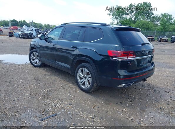 1V2HR2CA3MC501668 2021 VOLKSWAGEN ATLAS Green Հետևի ձախ