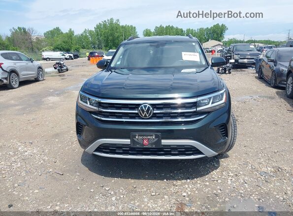 1V2HR2CA3MC501668 2021 VOLKSWAGEN ATLAS Green Սարքավորումների վահանակի տեսք