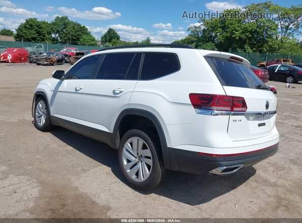 1V2HR2CA5MC554288 2021 VOLKSWAGEN ATLAS White Հետևի ձախ