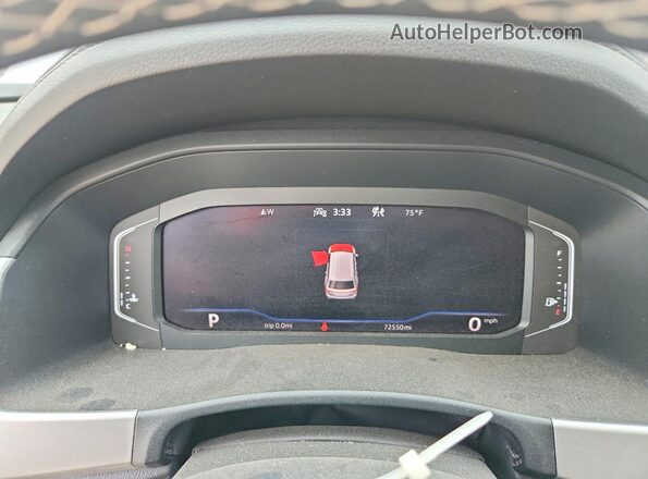 1V2HR2CA8PC528451 2023 VOLKSWAGEN ATLAS Gray Սարքավորումների վահանակի տեսք
