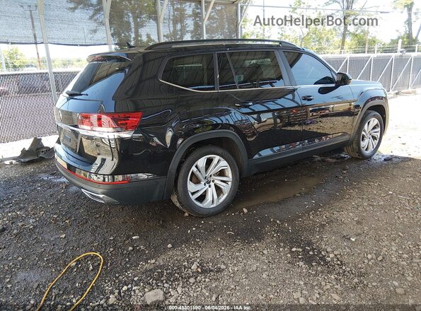 1V2HR2CA9MC589285 2021 VOLKSWAGEN ATLAS Black Задня права чверть