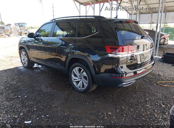 1V2HR2CA9MC589285 2021 VOLKSWAGEN ATLAS Black Задня ліва чверть