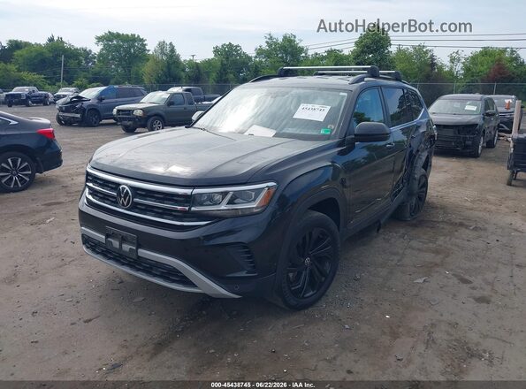 1V2HR2CA9PC536574 2023 VOLKSWAGEN ATLAS Черный Передняя левая четверть