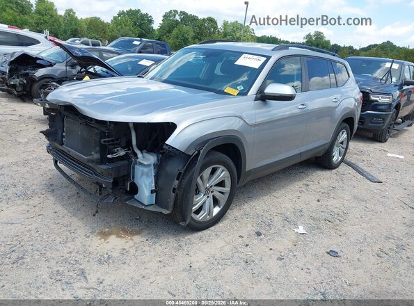 1V2HR2CAXMC605235 2021 VOLKSWAGEN ATLAS Silver Հետևի ձախ