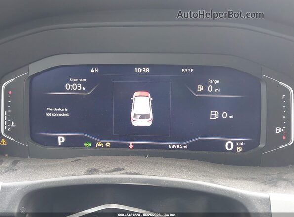 1V2JC2CA5NC229628 2022 VOLKSWAGEN ATLAS Синий Вид задних сидений
