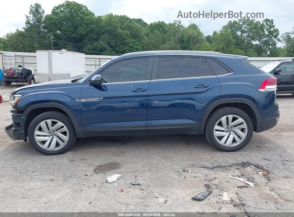 1V2JC2CA5NC229628 2022 VOLKSWAGEN ATLAS Синий Панорамный вид салона 360°