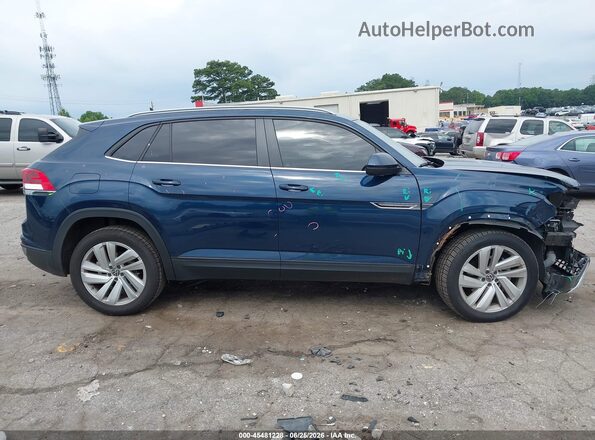 1V2JC2CA5NC229628 2022 VOLKSWAGEN ATLAS Синий Вид задней части салона