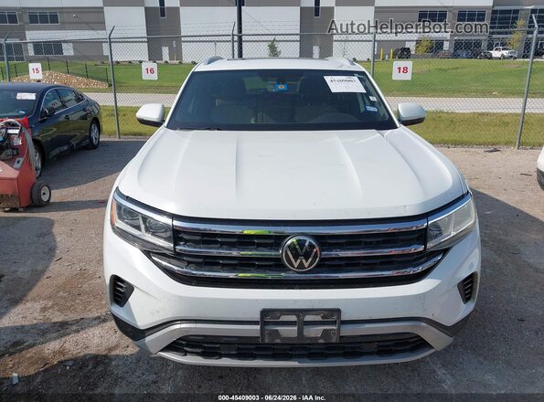 1V2JE2CA7MC223953 2021 VOLKSWAGEN ATLAS White ხელსაწყოთა პანელის ხედი