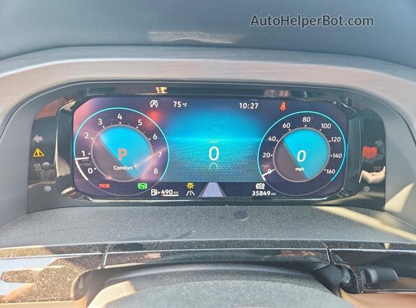 1V2JE2CA7RC248925 2024 VOLKSWAGEN ATLAS White Instrument cluster view