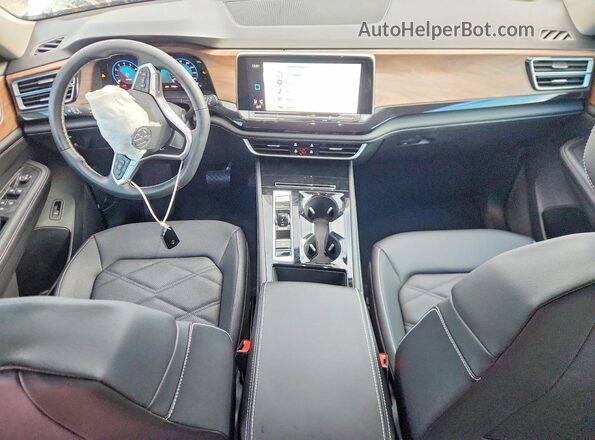 1V2JN2CA6TC515849 2026 VOLKSWAGEN ATLAS White Widok deski rozdzielczej
