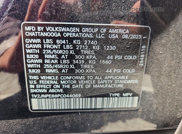 1V2JNPE86PC044069 2023 VOLKSWAGEN ID.4 Black 