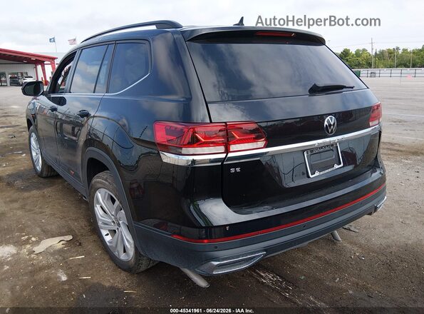 1V2JP2CA1MC607916 2021 VOLKSWAGEN ATLAS Черный Задняя левая четверть