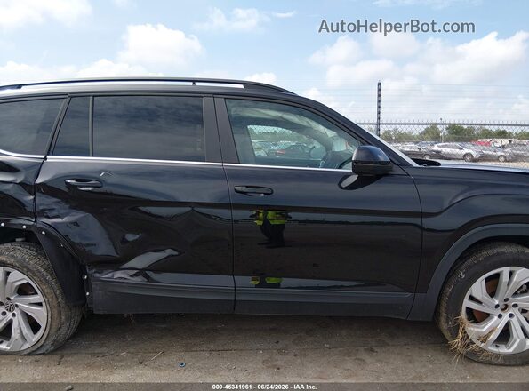 1V2JP2CA1MC607916 2021 VOLKSWAGEN ATLAS Черный Вид задней части салона