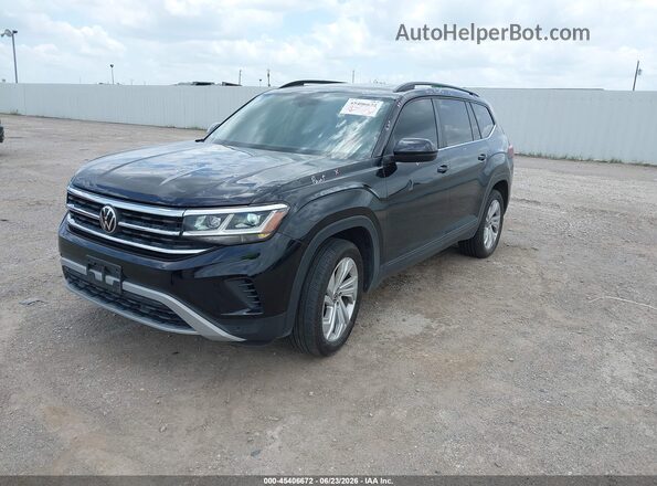 1V2JP2CA9PC551955 2023 VOLKSWAGEN ATLAS Черный Передняя левая четверть