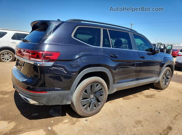 1V2JR2CA2RC622104 2024 VOLKSWAGEN ATLAS Black Задня права чверть