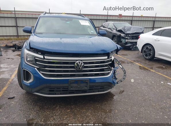 1V2JR2CA4SC520924 2025 VOLKSWAGEN ATLAS Blue ხელსაწყოთა პანელის ხედი