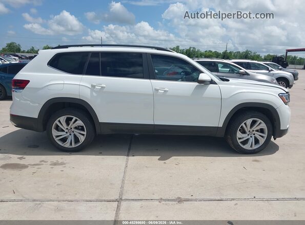 1V2JR2CA7MC512058 2021 VOLKSWAGEN ATLAS White Widok wnętrza z tyłu