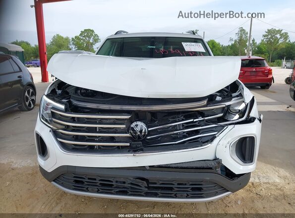 1V2JR2CA7SC561435 2025 VOLKSWAGEN ATLAS White ხელსაწყოთა პანელის ხედი