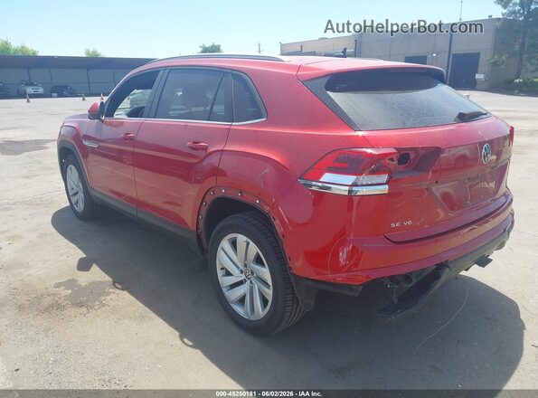 1V2KE2CA2MC209916 2021 VOLKSWAGEN ATLAS Red Հետևի ձախ