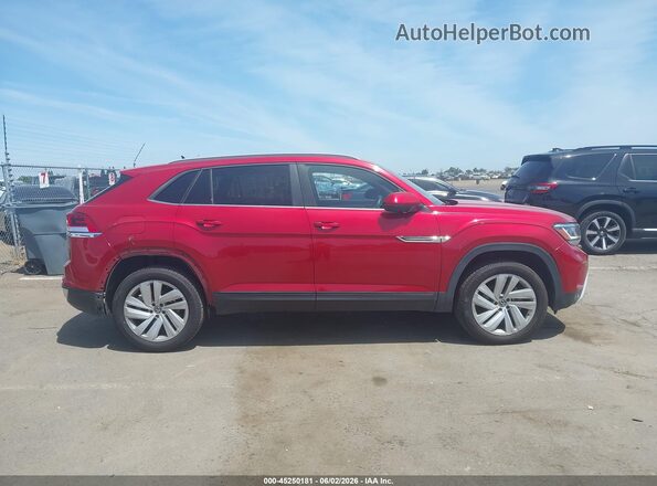 1V2KE2CA2MC209916 2021 VOLKSWAGEN ATLAS Red Սալոնի 360 աստիճան տեսք