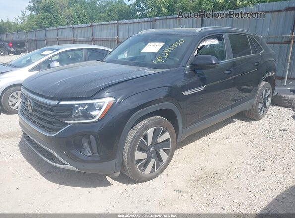 1V2KE2CA3RC222486 2024 VOLKSWAGEN ATLAS Черный Передняя левая четверть