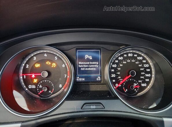 1V2KE2CA6MC225102 2021 VOLKSWAGEN ATLAS Black Instrument cluster view