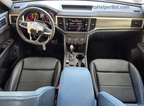 1V2KE2CA6MC225102 2021 VOLKSWAGEN ATLAS Black Dashboard view